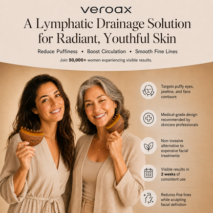 VEROAX Lymphatic Contour Facial Brush