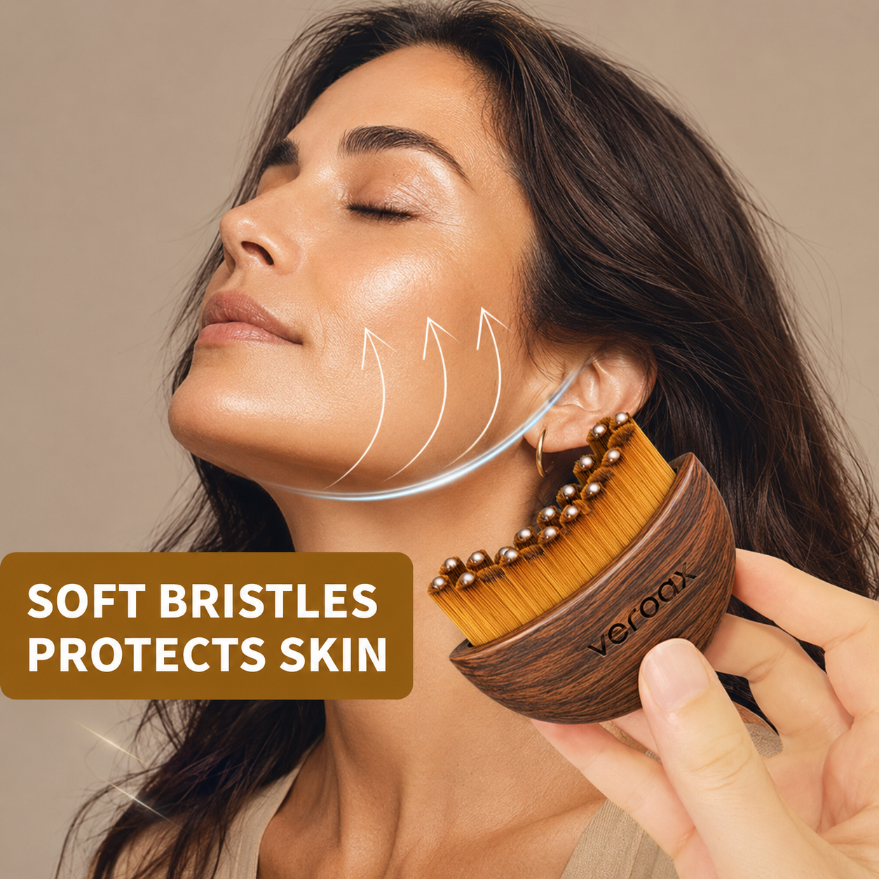VEROAX Lymphatic Contour Facial Brush